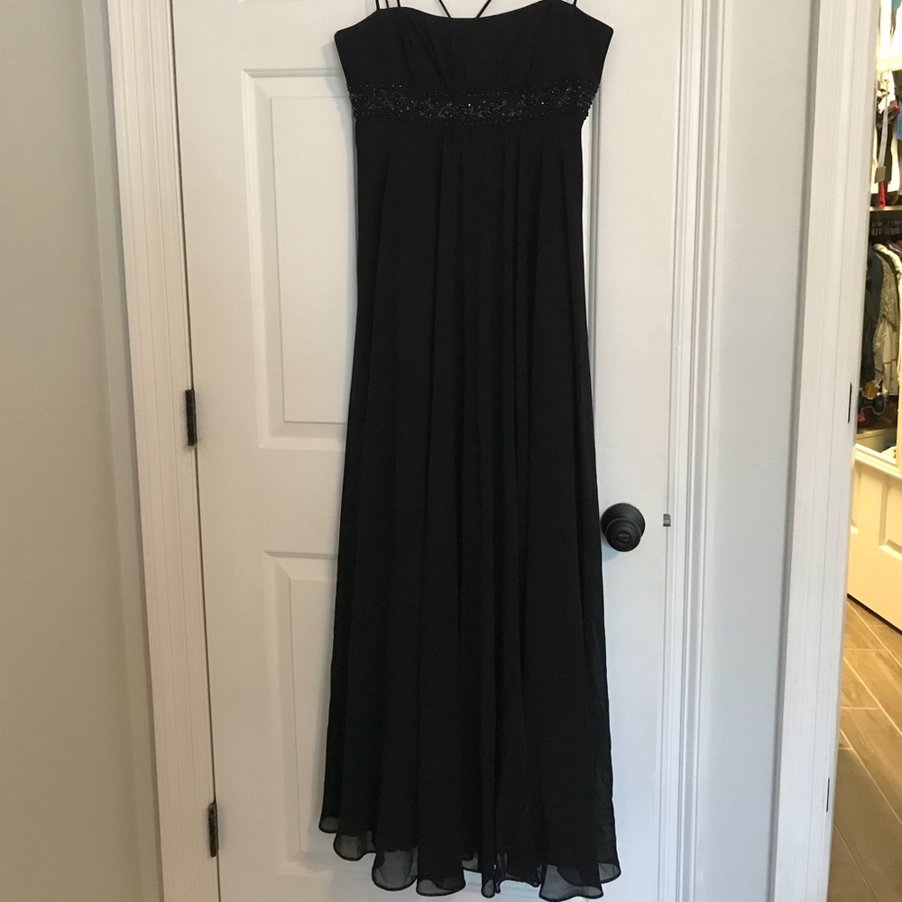 Black long formal dress size 10